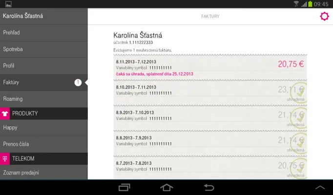 Telekom android App screenshot 0