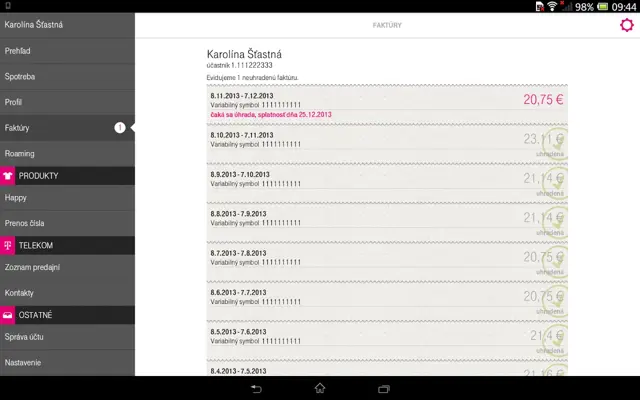 Telekom android App screenshot 6